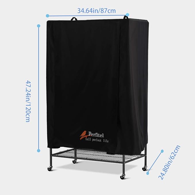 Universal Bird Cage Cover Good Night Birdcage Cover Black-Out Birdcage Cover - Image 2