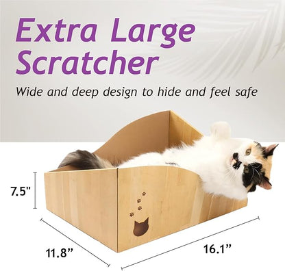 Hideaway Cat Scratcher Box for Indoor Cats - Image 3
