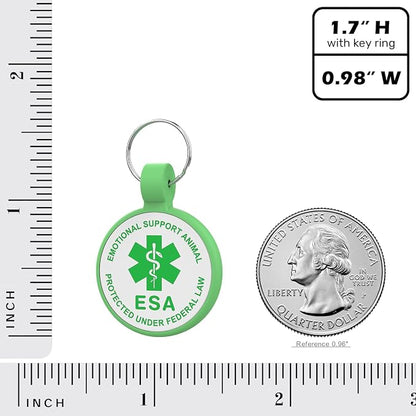 ESA Dog Tag, QR Code Dog Tag, Modifiable Free Pet Online Profile, Scannable QR - Image 4