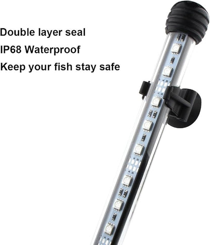 15 inches LED Aquarium Light, 2.5W Fish Tank Light Underwater Light Submersible - Image 5
