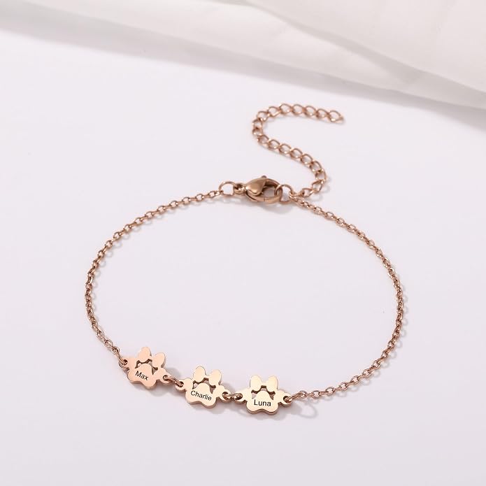 MeMeDIY Personalized Paw Print Bracelet - Image 2