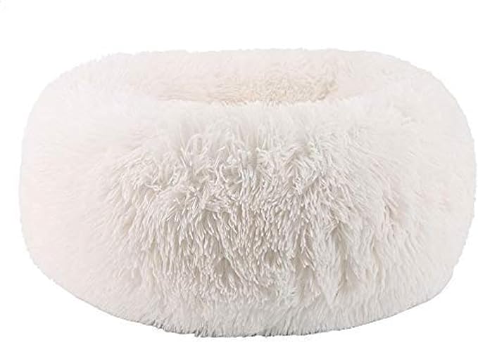 BODISEINT Modern Soft Plush Round Pet Bed by BODISEINT