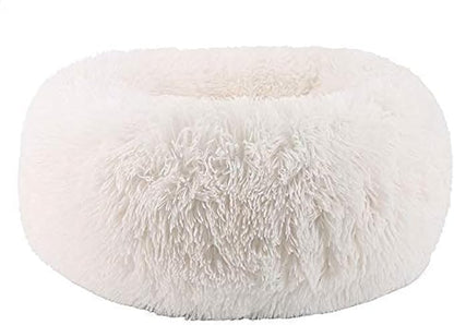 BODISEINT Modern Soft Plush Round Pet Bed by BODISEINT