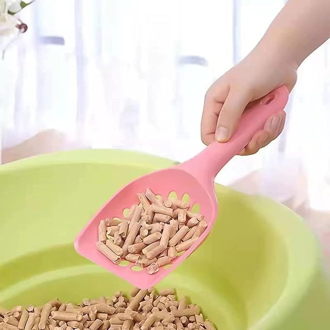 Cat Litter Scoop 3Pcs Cat Litter Scooper Long Handle Deep Shovel Cat Scooper - Image 5