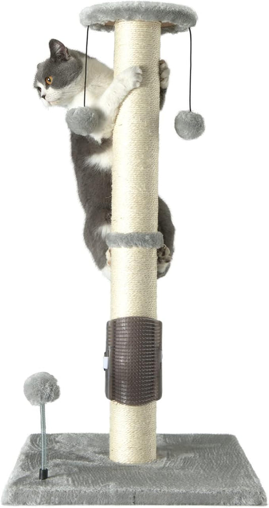 PEEKAB 32" Tall Cat Scratching Post Sisal Scratch Posts by PEEKAB