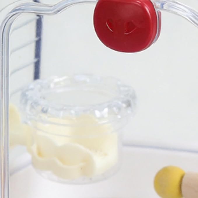 Bird Travel Cage – 12.32x9.06x9.17 inch Transparent Parrot Carry Bag | Bird - Image 8