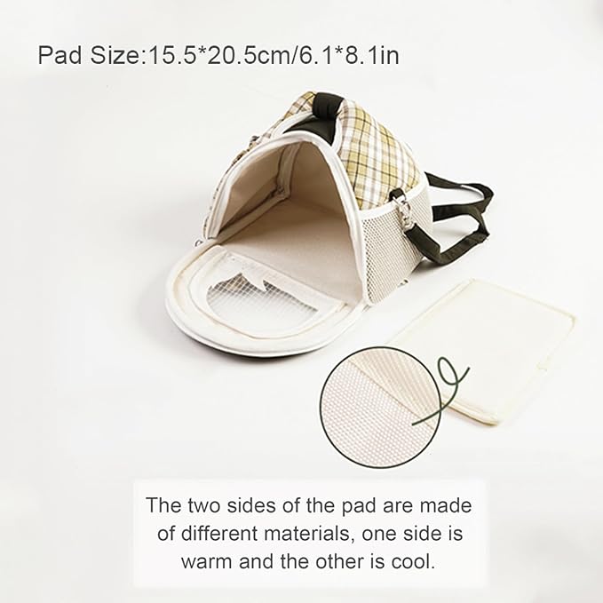 ABLAZEZAI Guinea Pig Carrier, Small Animal Travel Bag, Breathable Outdoor - Image 4