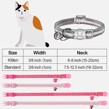 Taglory Reflective Cat Collar Breakaway - Image 6