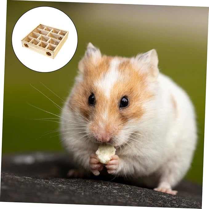 POPETPOP Wooden Hamster Maze Interactive Household - Image 5