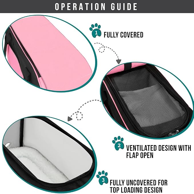 PetAmi Dog Purse Carrier for Small Dogs, Airline Approved Soft Sided Pet Carrier - Image 3