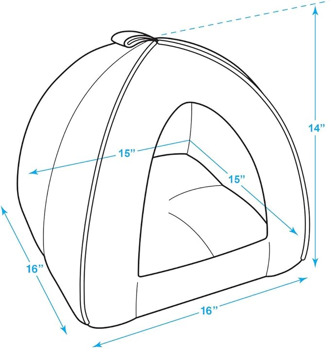 Best Pet Supplies Dog House Bed Crate Mat Tent Indoor Round Soft Plush - Image 3