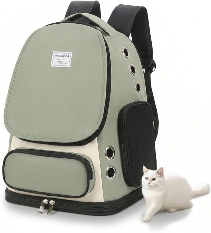 Cat Backpack Carrier, TSA Airline Approved Pet Travel Bag by GixDix