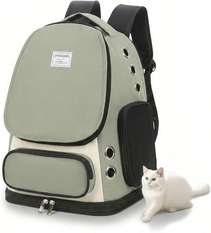 Cat Backpack Carrier, TSA Airline Approved Pet Travel Bag by GixDix