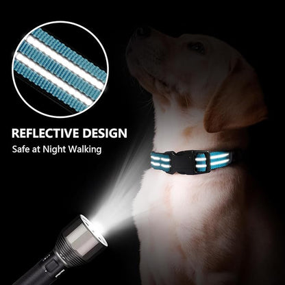 Hikiko Martingale Dog Collars Reflective Nylon Dog Collar - Image 4
