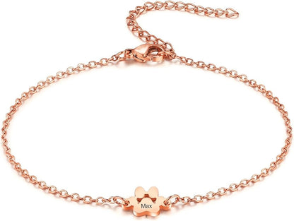 MeMeDIY Personalized Paw Print Bracelet by MeMeDIY