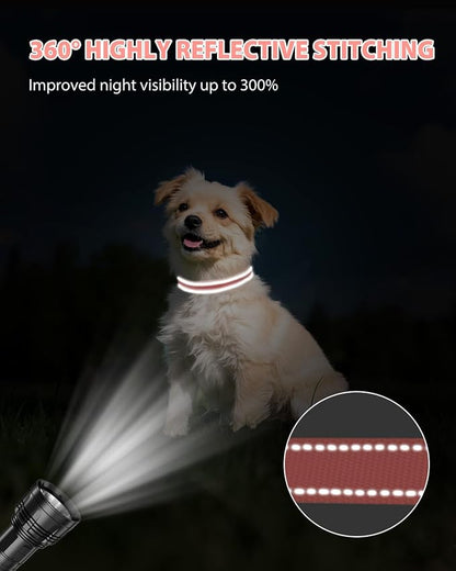 Joytale Small Dog Collar, Reflective and Adjustable Nylon Collar - Image 5