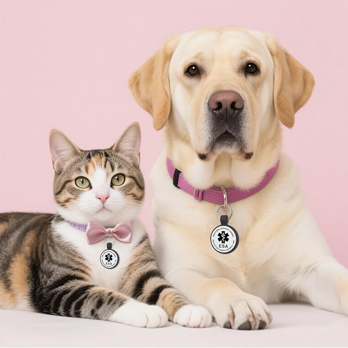 ESA Dog Tag, QR Code Dog Tag, Modifiable Free Pet Online Profile, Scannable QR - Image 7