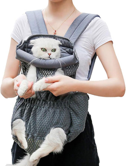 Dog Carrier Backpack, Pet Front Carrier Backpack Legs Out Dog Chest Carrier by Coppthinktu
