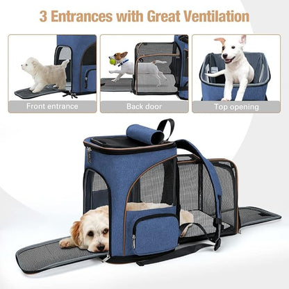 Lekereise Large Cat Backpack Carrier Fit Up to 20 25 Lbs, Expandable Pet - Image 3