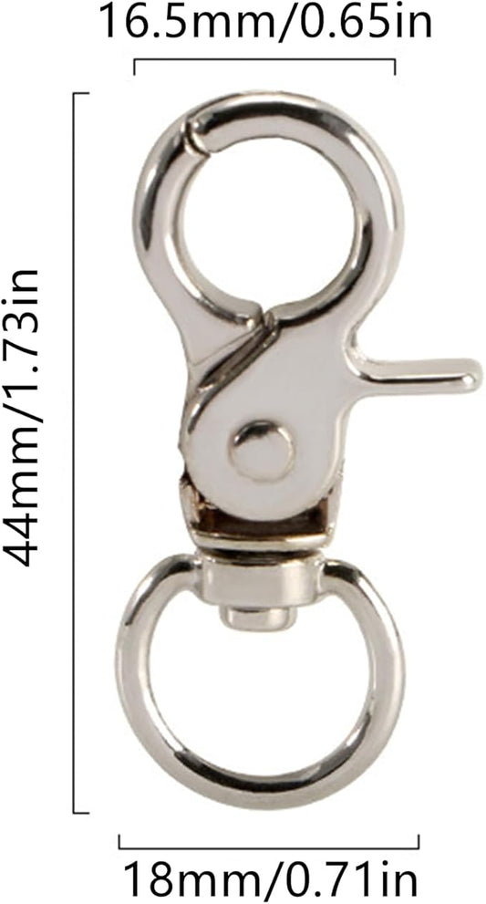 8 Pcs Bird Cage Lock Bird Cage Lobster Clasp, Birdcage Lock Birds Cage Clip - Image 2