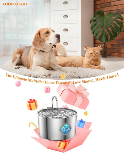 Cat Water Fountain Stainless Steel - Image 9