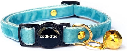 Safety Quick Release Cat Collars, Double Velvet by Cognatio