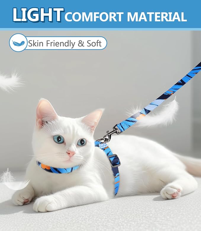 Halypet Cat Harness and Leash Set, Escape Proof Cat Harness, Safe Kitten Harness - Image 7