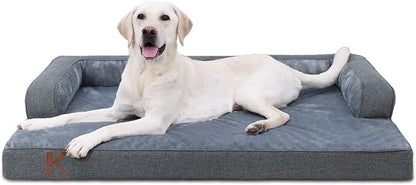 KSIIA Washable Dog Bed XXXL Senior Dog, Orthopedic Warm Soft Pet Sofa by KSIIAPetProducts