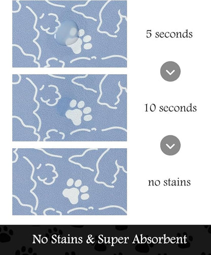Pet Feeding Mat-Absorbent Dog Mat - Image 2