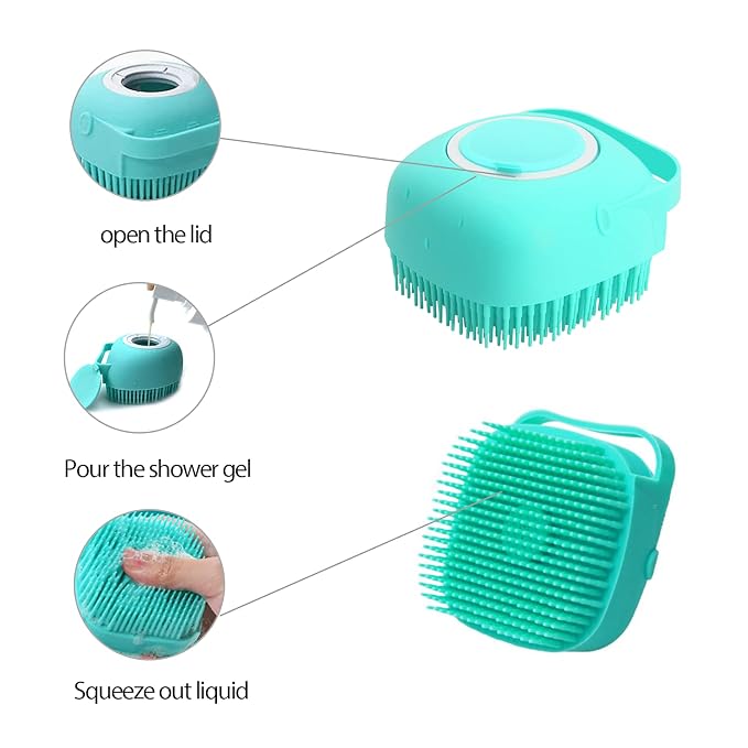 ELEGX Pet Grooming Bath Massage Brush - Image 4
