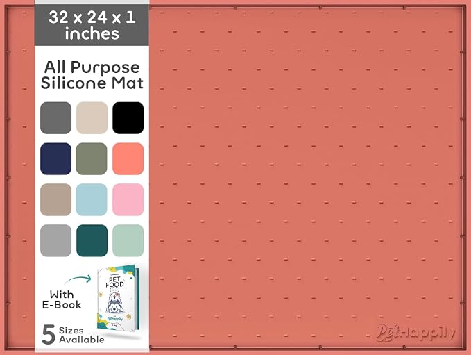 32x24x1” XL Dog Food Mat by PETHAPPILY
