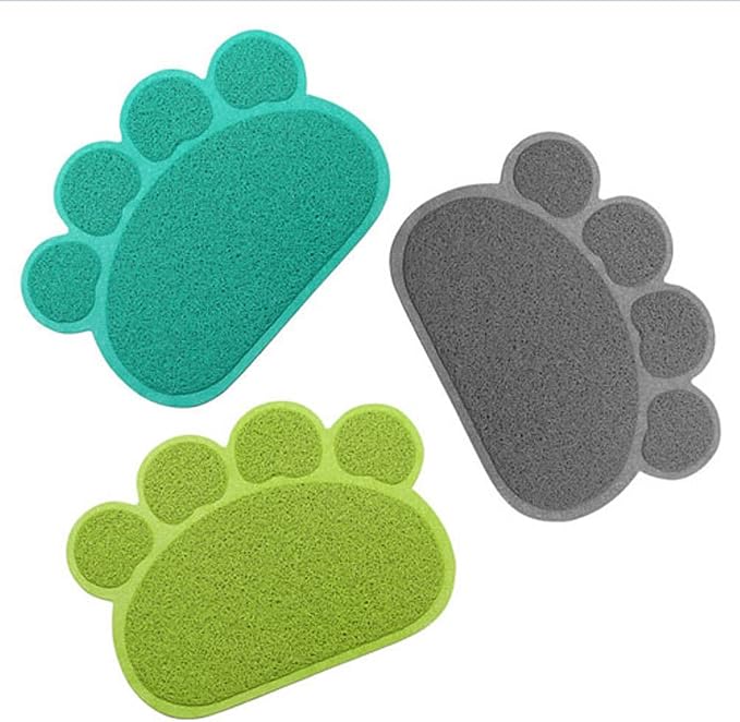 PVC Pet Dog Cat Puppy Kitten Dish Bowl Food Water Feeding Placemat, Non-Slip - Image 4