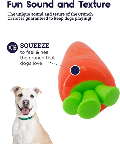 Petstages Crunch Veggies Carrot Dog Chew Toy - Image 4