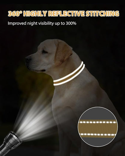 Joytale Reflective Dog Collar, Adjustable Nylon Pet Collar - Image 5