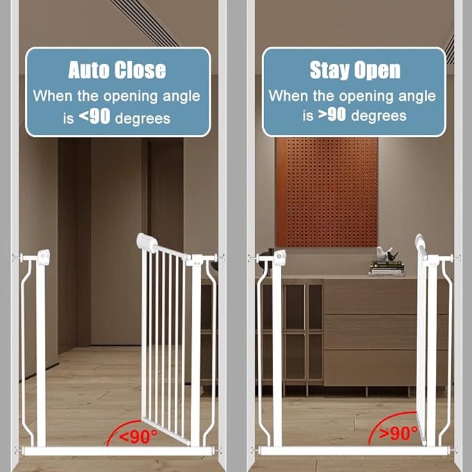 57.5-62" Extra Wide Baby Gate for Doorways - Image 5