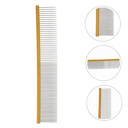POPETPOP Ergonomic Pet Comb for Dogs Cats Grooming Tool Portable Wear-resistant - Image 3