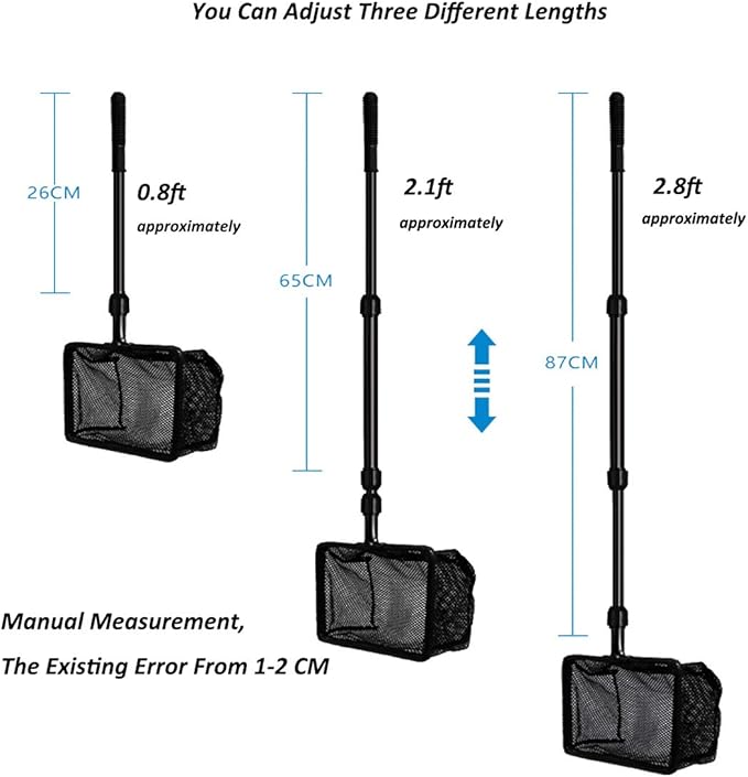 Aquarium Cleaning Tool Set, Fish Tank Cleaning 6-in-1 Set - Image 3