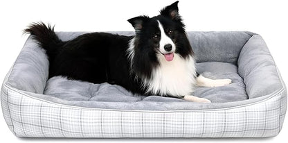 MIHIKK Rectangle Dog Beds for Extra Large Dogs & Cats, Orthopedic Sleeping Pet by MIHIKKPet%E2%80%99sHome