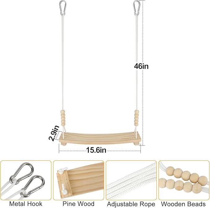 Arc-Shaped Chicken Swing Perch Enrichment Toys Handmade, Chicken Accessories - Image 2
