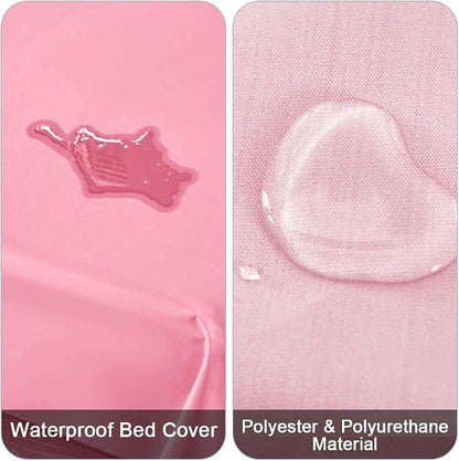DUJUIKE Waterproof Bed Cover for Dog and Cats, Pet Hair Resistant Bed Sheet - Image 2