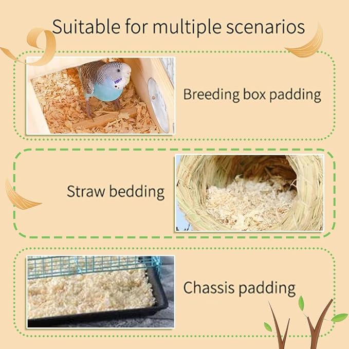 MANON ROSA Wood Shavings for Bird Bedding - Image 6