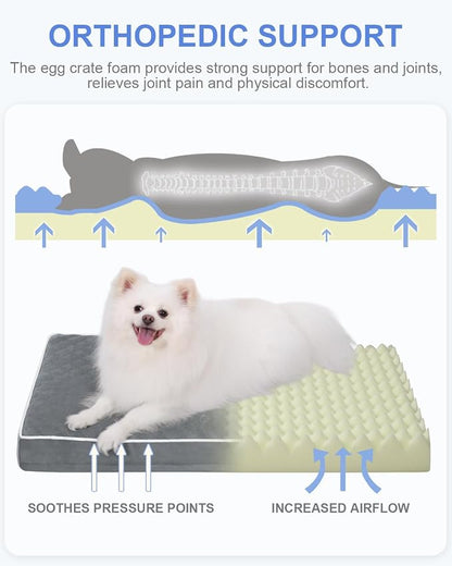 KSIIA Dog Bed for Crate Pad Waterproof for Medium Dogs - Image 3