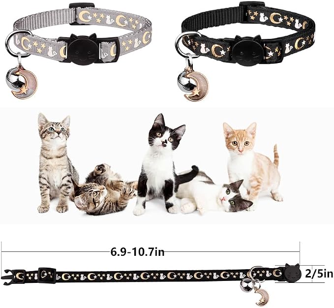 Baeuppit 2PCS Breakaway Cat Collars - Image 4