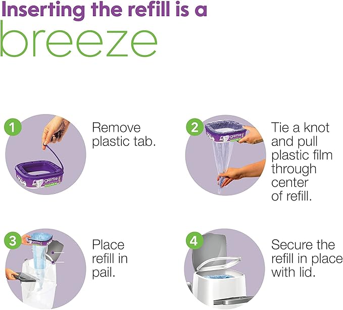 Litter Genie Ultimate Cat Litter Disposal System Refills, Lock Away Odors - Image 6