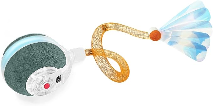 Interactive Cat Toys for Indoor Cats, The 3rd Generation Agile Moving Cat Ball by Unknown