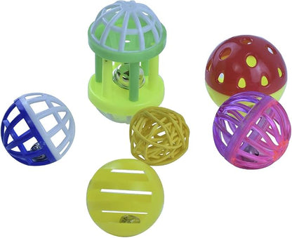 6pcs Foraging Ball Bird Toys Conures Feeder Toys Parakeets Foot Talon Toy - Image 5