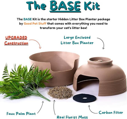 Good Pet Stuff Hidden Litter Box Planter, Decorative Cat Litter Enclosure - Image 5