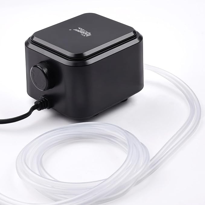 hygger Quiet <30dB Aquarium Air Pump, Adjustable Low Decibel Oxygen Fish Tank - Image 7