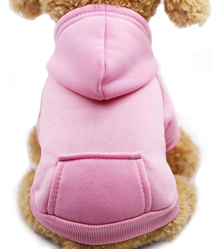Jecikelon Winter Dog Hoodie Sweatshirts by Jecikelon