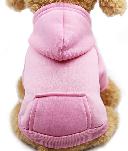 Jecikelon Winter Dog Hoodie Sweatshirts by Jecikelon